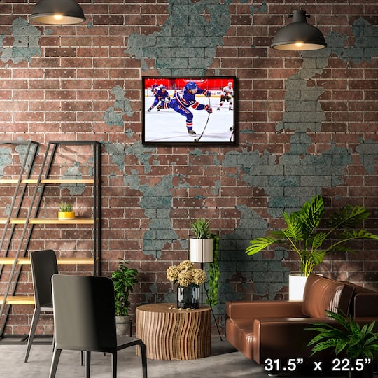 Nick Suzuki Montreal Canadiens Framed 20" x 29" Shooting Canvas 31.5" x 22.5"